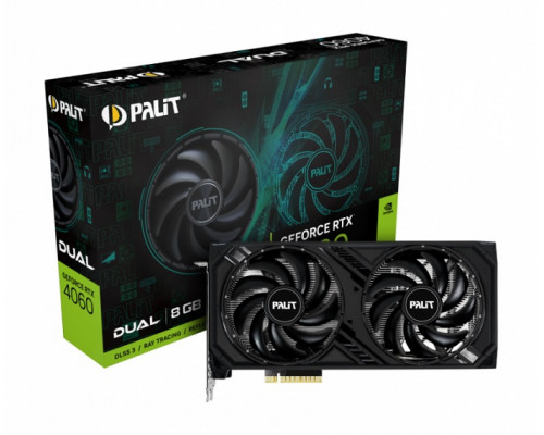 Видеокарта Palit NVIDIA GeForce RTX 4060 DUAL