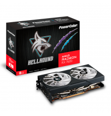 Видеокарта PowerColor RX7600 Hellhound 8GB