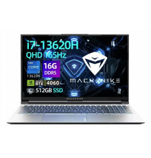 Ноутбук игровой Machenike L15 Mate RTX 4060 i7-13620H QHD 2.5K 165Hz DDR5 16G 512G 100% SRGB русская клавиатура