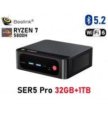 Мини-ПК Beelink SER5 Pro AMD Ryzen 7 5800H 32GB/1TB BT5.2 WiFi 6